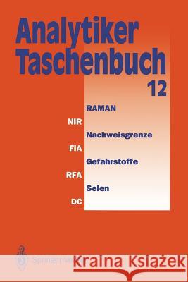 Analytiker-Taschenbuch  9783642788598 Springer