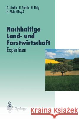 Nachhaltige Land- Und Forstwirtschaft: Expertisen Linckh, Günther 9783642802157 Springer