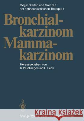 Möglichkeiten Und Grenzen Der Antineoplastischen Therapie: Band 1: Bronchialkarzinom, Mammakarzinom Hellriegel, K. P. 9783642819513