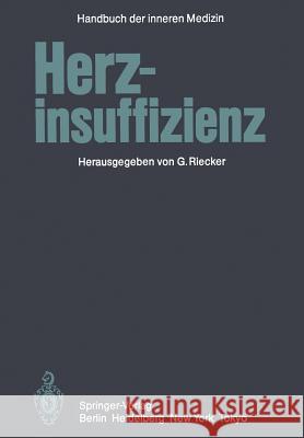 Herzinsuffizienz G. Riecker 9783642821844 Springer