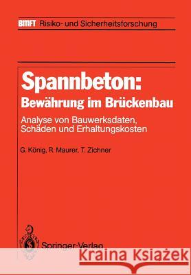 Spannbeton: Bewährung Im Brückenbau: Analyse Von Bauwerksdaten, Schäden Und Erhaltungskosten König, Gert 9783642828881 Springer