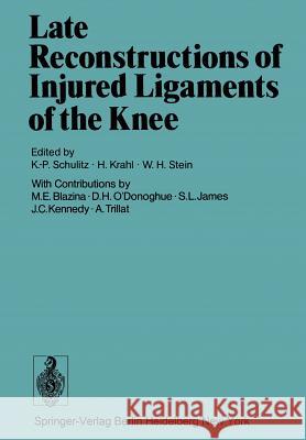 Late Reconstructions of Injured Ligaments of the Knee K. P. Schulitz H. Krahl W. H. Stein 9783642872761 Springer