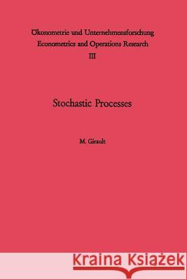 Stochastic Processes M. Girault 9783642882715