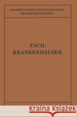 Fachkrankenhäuser Biesalski, Na 9783642891564 Springer