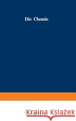 Die Chemie Bearbeitet ALS Bildungsmittel Für Den Verstand Krönig, August Karl Von 9783642899904 Springer