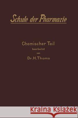 II. Chemischer Teil H. Thoms 9783642904677 Springer