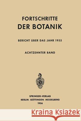 Bericht Über Das Jahr 1955 Bünning, Erwin 9783642946660 Springer