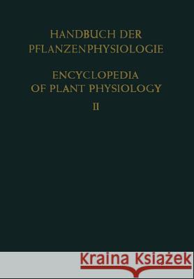 Allgemeine Physiologie Der Pflanzenzelle / General Physiology of the Plant Cell Bogen, H. J. 9783642946776 Springer