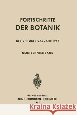 Bericht Über Das Jahr 1956 Lüttge, Ulrich 9783642946905