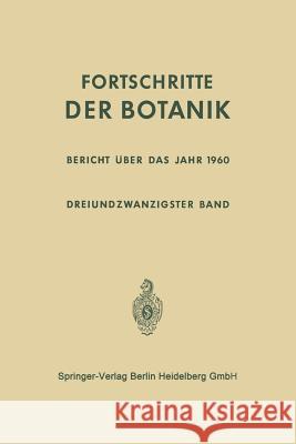Bericht Über Das Jahr 1960 Bünning, Erwin 9783642948114