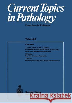 Current Topics in Pathology: Ergebnisse Der Pathologie Altmann, H. -W 9783642951350 Springer