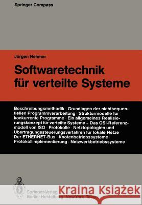 Softwaretechnik Für Verteilte Systeme Nehmer, Jürgen 9783642954672 Springer
