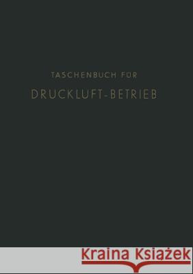 Taschenbuch Für Druckluft-Betrieb Hansen, Na 9783642986062
