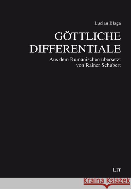 Göttliche Differentiale Blaga, Lucian 9783643511928