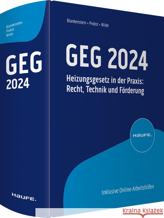 GEG 2024 Blankenstein, Alexander C., Probst, Wolf, Wilde, Jörg 9783648176696