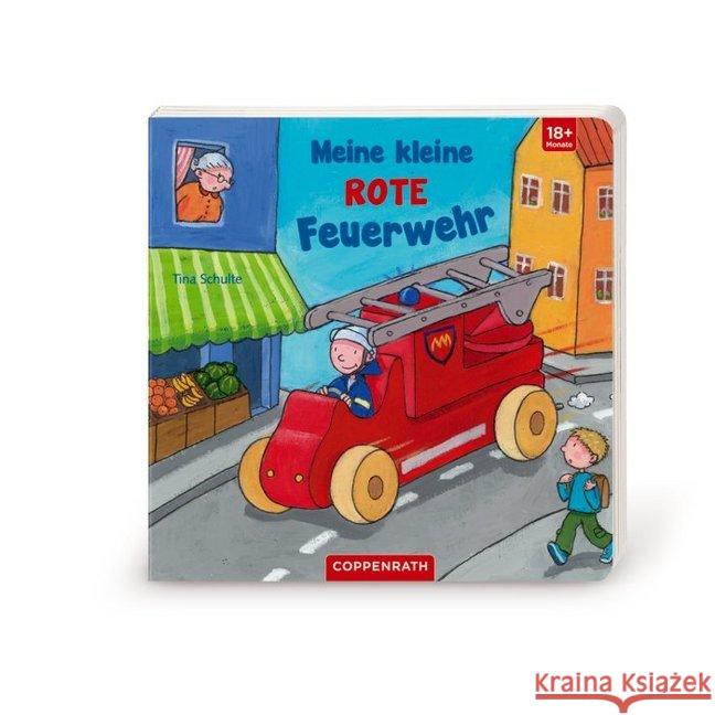Meine kleine rote Feuerwehr, m. Holzauto (17,5 x 21 cm) Schaefer, Kristina 9783649616337