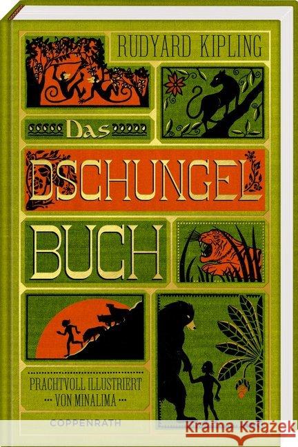 Das Dschungelbuch : Bibliophile Ausgabe. Mit 9 interaktiven Elementen Kipling, Rudyard 9783649624752 Coppenrath, Münster