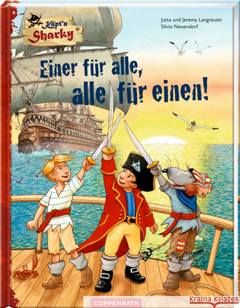 Käpt'n Sharky - Einer für alle, alle für einen! Langreuter, Jutta, Langreuter, Jeremy 9783649650829 Coppenrath, Münster