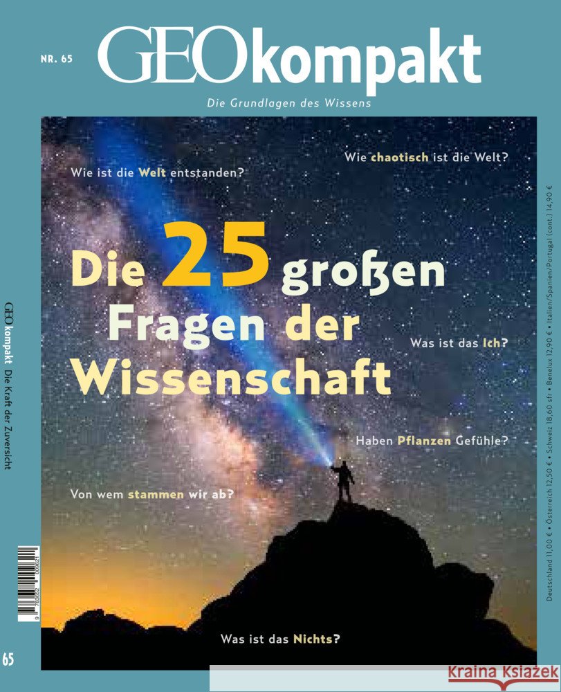 GEOkompakt - Die 25 großen Fragen der Wissenschaft Schröder, Jens, Wolff, Markus 9783652009638 Gruner & Jahr