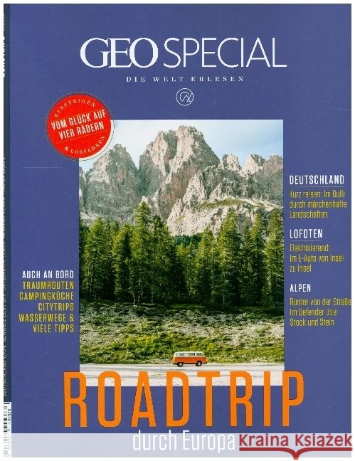 GEO Special  - Roadtrip durch Europa Wolff, Markus 9783652009836 Gruner & Jahr