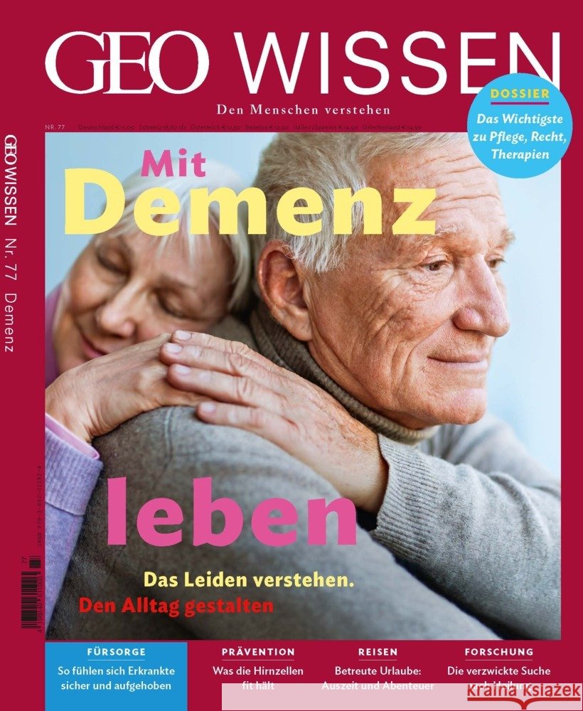 GEO Wissen / GEO Wissen 77/2022 - Mit Demenz leben Schröder, Jens, Wolff, Markus 9783652011938 Gruner + Jahr