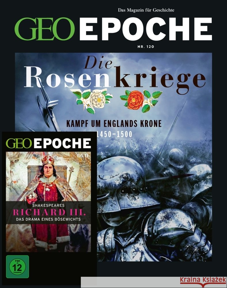 GEO Epoche (mit DVD) / GEO Epoche mit DVD 120/2023 - Die Rosenkriege Schröder, Jens, Wolff, Markus 9783652012737 Gruner + Jahr