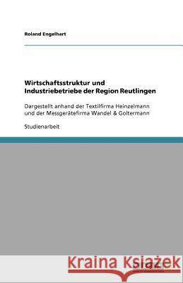 Wirtschaftsstruktur und Industriebetriebe der Region Reutlingen : Dargestellt anhand der Textilfirma Heinzelmann und der Messgerätefirma Wandel & Goltermann Roland Engelhart 9783656065647 Grin Verlag