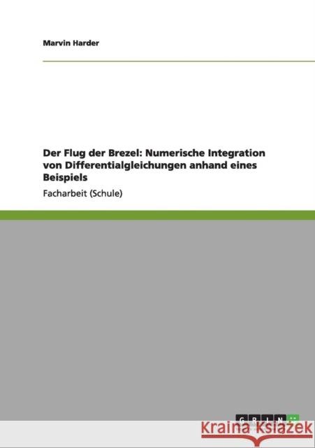 Der Flug der Brezel: Numerische Integration von Differentialgleichungen anhand eines Beispiels Harder, Marvin 9783656166245 Grin Verlag
