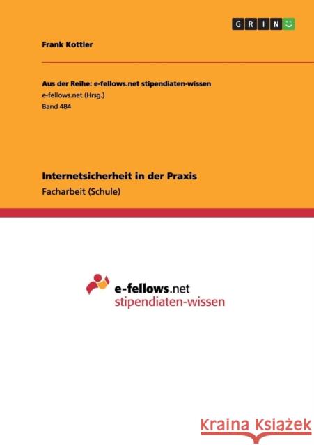 Internetsicherheit in der Praxis Frank Kottler 9783656244875