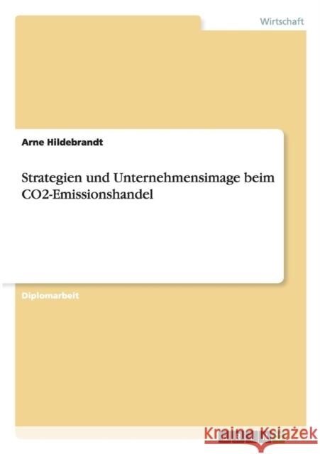 Strategien und Unternehmensimage beim CO2-Emissionshandel Arne Hildebrandt 9783656345534 Grin Verlag