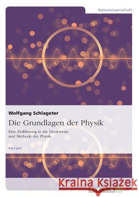 Die Grundlagen der Physik: Eine Einführung in die Denkweise und Methode der Physik Schlageter, Wolfgang 9783656362166 Grin Verlag