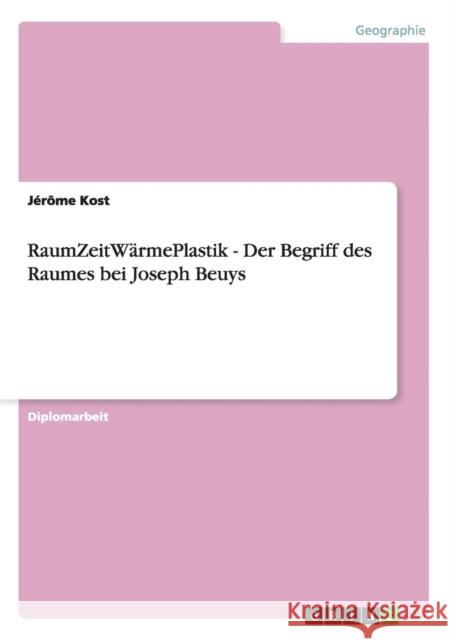 RaumZeitWärmePlastik - Der Begriff des Raumes bei Joseph Beuys Kost, Jérôme 9783656401148