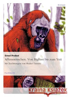 Affenmenschen. Von Bigfoot bis zum Yeti: Mit Zeichnungen von Shuhei Tamura Ernst Probst 9783656439561 Grin Publishing