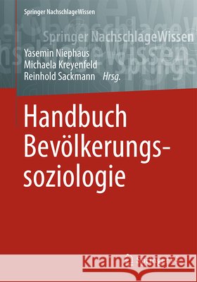 Handbuch Bevölkerungssoziologie Niephaus, Yasemin 9783658014094 Springer vs