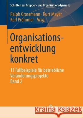 Organisationsentwicklung Konkret: 11 Fallbeispiele Für Betriebliche Veränderungsprojekte Band 2 Grossmann, Ralph 9783658015312