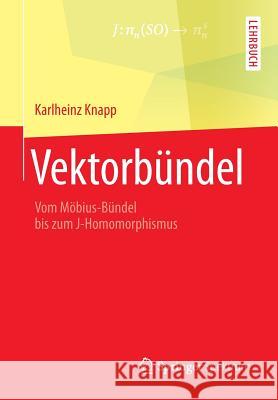 Vektorbündel: Vom Möbius-Bündel Bis Zum J-Homomorphismus Knapp, Karlheinz 9783658031138 Springer Spektrum