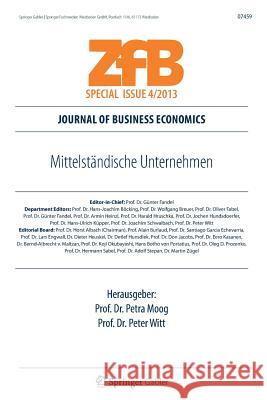 Mittelständische Unternehmen Moog, Petra 9783658040918 Springer Gabler