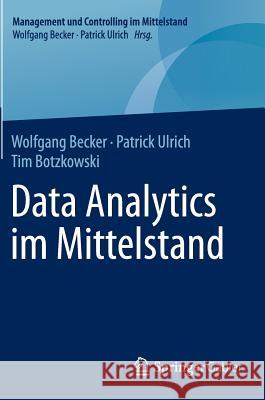 Data Analytics Im Mittelstand Becker, Wolfgang 9783658065621 Springer Gabler