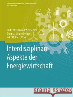 Interdisziplinäre Aspekte Der Energiewirtschaft Von Weizsäcker, Carl Christian 9783658127251 Springer Vieweg