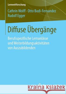 Diffuse Übergänge: Berufsspezifische Lernanlässe Und Weiterbildungsaktivitäten Von Auszubildenden Wolff, Cathrin 9783658130817 Springer vs