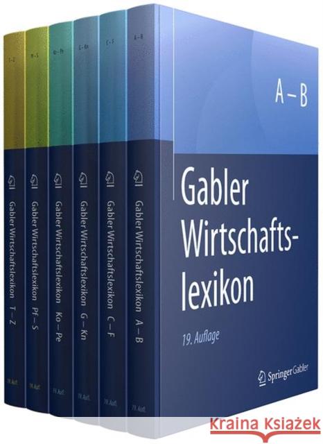 Gabler Wirtschaftslexikon Springer Fachmedien Wiesbaden 9783658195700 Springer Gabler