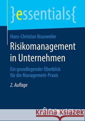 Risikomanagement in Unternehmen: Ein Grundlegender Überblick Für Die Management-Praxis Brauweiler, Hans-Christian 9783658234799