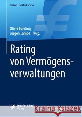 Rating Von Vermögensverwaltungen Everling, Oliver 9783658237929