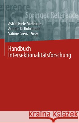 Handbuch Intersektionalitätsforschung Biele Mefebue, Astrid 9783658262914 Springer vs