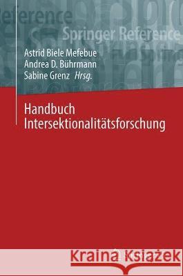 Handbuch Intersektionalitätsforschung Biele Mefebue, Astrid 9783658262914 Springer vs