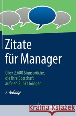 Zitate F Springer Fachmedien Wiesbaden Gmbh 9783658343194