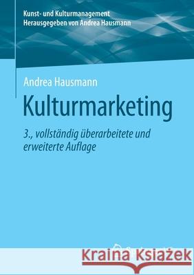 Kulturmarketing Andrea Hausmann 9783658347840 Springer vs