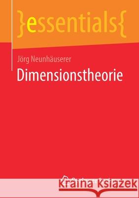 Dimensionstheorie Neunh 9783658352523 Springer Spektrum