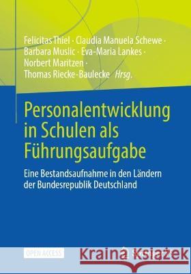 Personalentwicklung in Schulen als Führungsaufgabe  9783658369248 Springer VS