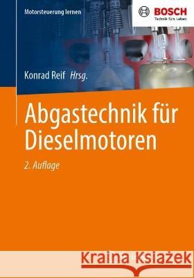 Abgastechnik Für Dieselmotoren Reif, Konrad 9783658387211 Springer Vieweg